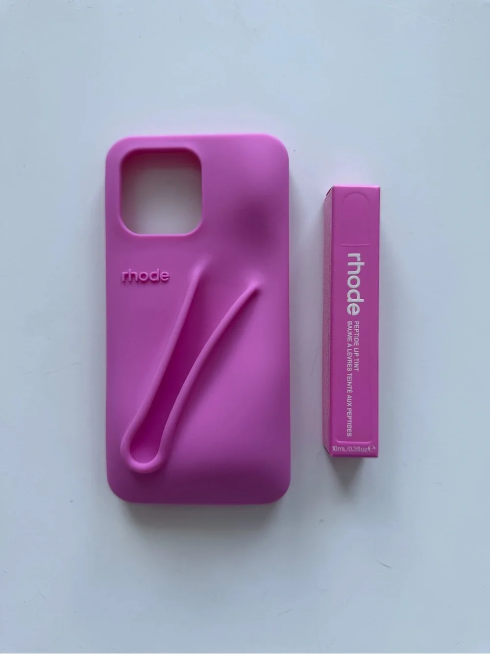 Rhode Shortcake iPhone 14 Pro Max Lip Case + Peptide Lip Tint